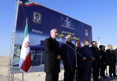 عملیات اجرایی ایستگاه راه‌آهن خاوران تبریز آغاز شد