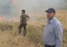 آتش‌سوزی مراتع روستای سیوان مرند مهار شد