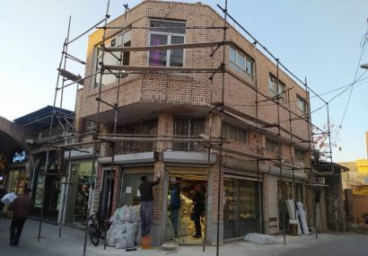نمای ساختمان‌ها در حرمخانه بازار جهانی تبریز همگون‌سازی می‌شود