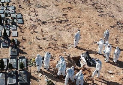 تدفین بیش از ۶ هزار فوتی کرونایی در تبریز