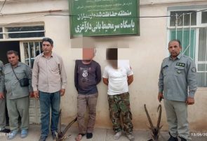 شکارچیان متخلف کل وحشی در منطقه حفاظت‌شده ارسباران دستگیر شدند