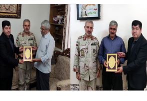 فرمانده مرزبانی آذربایجان شرقی با خانواده شهدا در تبریز دیدار کرد