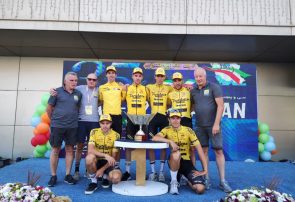 پایان سی و پنجمین تور دوچرخه سواری ایران-آذربایجان با قهرمانی تیم بلژیکی