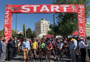 مرحله چهارم تور دوچرخه سواری ایران – آذربایجان آغاز شد