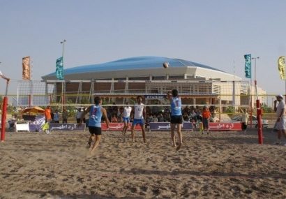 قهرمانی تیم فولاد صنعت بناب در مسابقات جایزه بزرگ والیبال ساحلی کارگران کشور