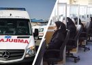 استقرار چهار تیم سیار اورژانس در مناطق آلوده تبریز