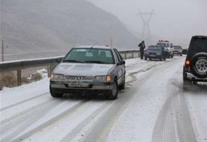 جاده های استان لغزنده است