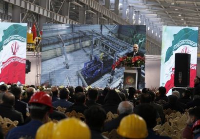 خط تولید فولاد در بستان‌آباد با حدود سه هزار میلیارد تومان هزینه افتتاح شد