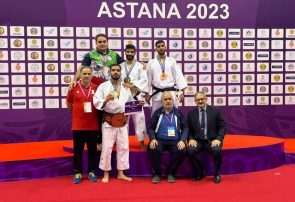 مدال برنز مسابقات قهرمانی آسیا بر گردن جودوکار نابینای آذربایجان‌شرقی