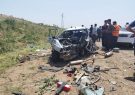 سه کشته و مصدوم در تصادف محور بستان آباد