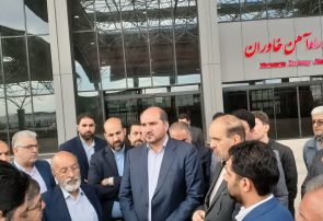 بازدید معاون اجرایی رییس جمهور از راه آهن بستان آباد – خاوران