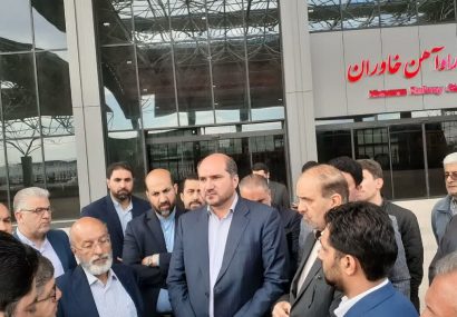 بازدید معاون اجرایی رییس جمهور از راه آهن بستان آباد – خاوران