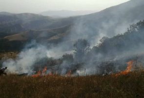 وقوع آتش سوزی در ۵ نقطه از مراتع آذربایجان شرقی