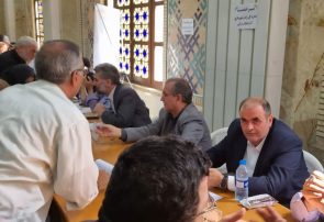 برگزاری میز خدمت راه و شهرسازی آذربایجان شرقی در مصلی تبریز