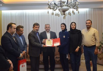 مدیرعامل گروه صنعتی تراکتورسازی ایران به دیدار نائب قهرمان تکواندوی آسیا رفت