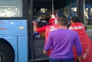 اتوبوس های شرکت واحد تماشاگران را از سه مبدا به ورزشگاه یادگار امام تبریز انتقال می دهند