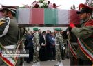 پیکر مطهر پنج شهید گمنام وارد تبریز شد