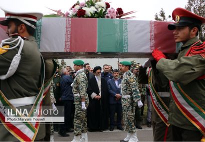 پیکر مطهر پنج شهید گمنام وارد تبریز شد