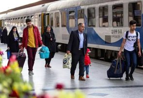 عبور مسافران نوروزی راه‌آهن از یک میلیون نفر