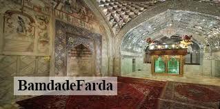 غبارروبی آستان مطهر امامزاده سید حمزه در تبریز