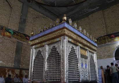 رونمایی از ضریح مطلا امامزاده سید مسلم قره چپق در بناب