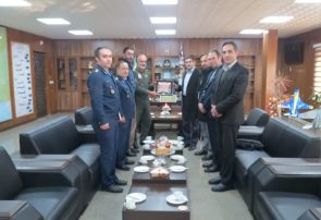 برگزاری جلسه تعامل و توسعه همکاری میان پارک علم و فناوری آذربایجان شرقی و پایگاه دوم شکاری شهید فکوری تبریز