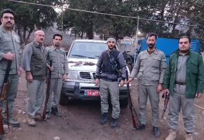 خلع سلاح و دستگیری شکارچیان در ارسباران