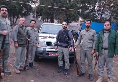 خلع سلاح و دستگیری شکارچیان در ارسباران