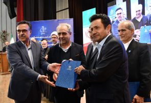 آئین تکریم و معارفه روسای پیشین و جدید دانشگاه تبریز
