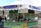 خدمت‌رسانی چایخانه امام رضا(ع) به مراجعه کنندگان چهل و هفتمین دوره مسابقات سراسری قرآن کریم