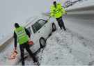 جاده‌های آذربایجان‌شرقی برفی و لغزنده است