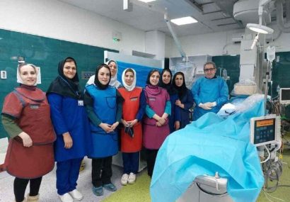 اولین عمل الکتروفیزیولوژی قلب بزرگسالان در بیمارستان کودکان مردانی آذر