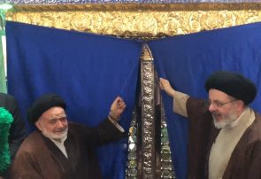 آیین رونمایی از ضریح جدید امامزاده حلیمه خاتون در تبریز