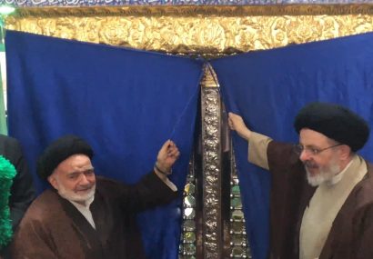 آیین رونمایی از ضریح جدید امامزاده حلیمه خاتون در تبریز