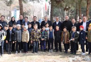 نهالکاری حفاظت محیط زیست آذربایجان شرقی در محوطه شیر پگاه تبریز