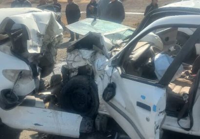 ۲ کشته و ۴ مصدوم در سانحه رانندگی در شهرستان میانه
