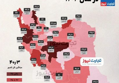 نقشه شاخص فلاکت در سال ۱۴۰۳(+اینفوگرافی)