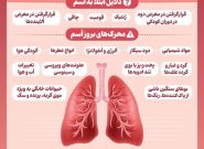 اینفوگرافیک/ علائم و محرک‌های بروز «آسم» چیست؟