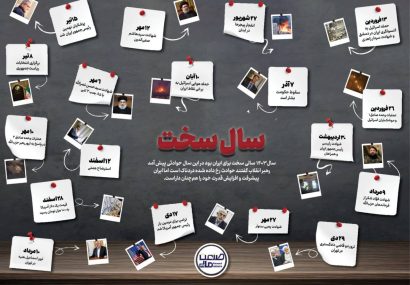 اینفوگرافیک| مهمترین رخدادهای سال ۱۴۰۳